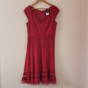 Tadashi Shoji red dress